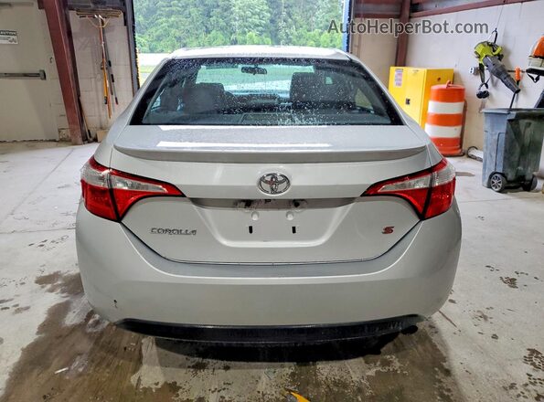 2T1BURHE1GC623211 2016 TOYOTA COROLLA Silver Rear view