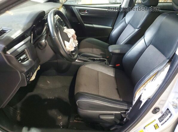 2T1BURHE1GC623211 2016 TOYOTA COROLLA Silver Front interior view