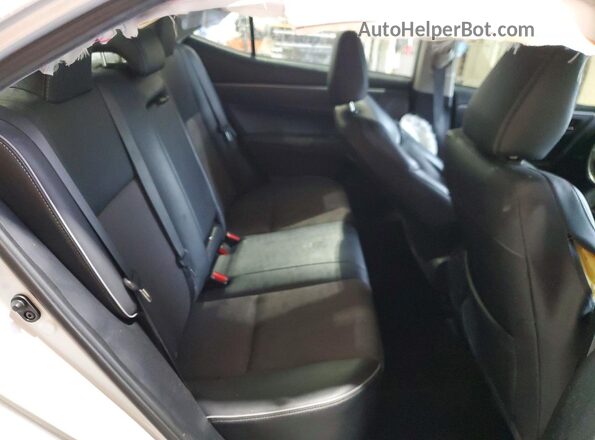 2T1BURHE1GC623211 2016 TOYOTA COROLLA Silver Rear seats view