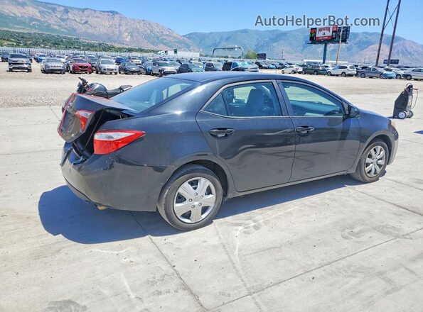 2T1BURHE1GC624858 2016 TOYOTA COROLLA Black Задня права чверть