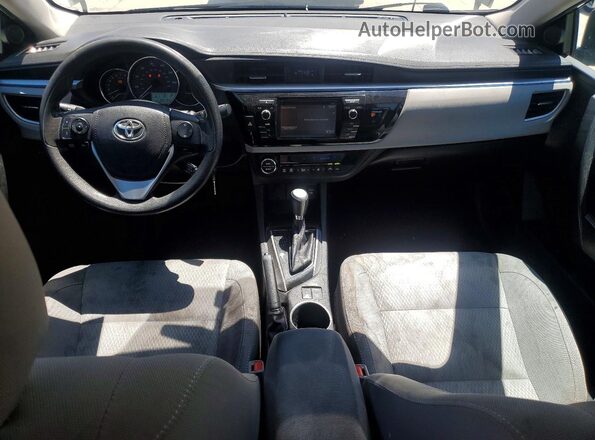 2T1BURHE1GC624858 2016 TOYOTA COROLLA Black Вид панелі приладів