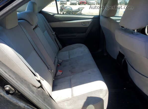 2T1BURHE1GC624858 2016 TOYOTA COROLLA Black Вид задніх сидінь