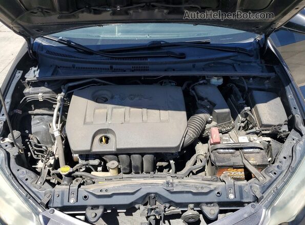 2T1BURHE1GC624858 2016 TOYOTA COROLLA Black Вид задньої частини салону