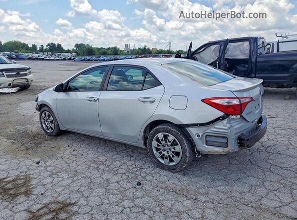 2T1BURHE1GC631437 2016 TOYOTA COROLLA Серебряный Задняя левая четверть