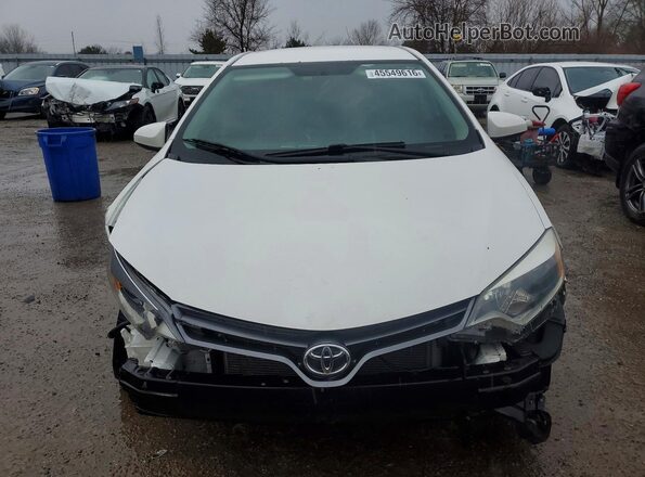 2T1BURHE1GC631972 2016 TOYOTA COROLLA White Вид спереду