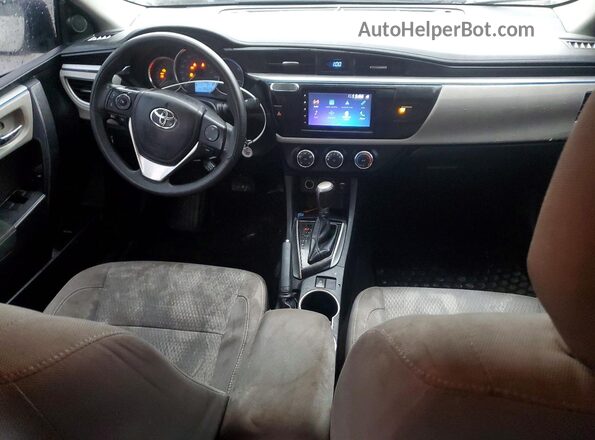 2T1BURHE1GC631972 2016 TOYOTA COROLLA White Вид панелі приладів
