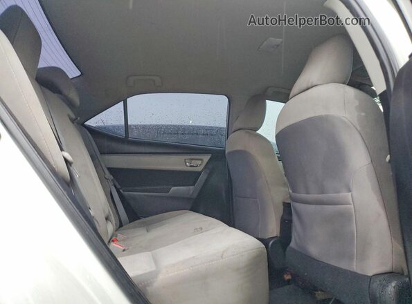 2T1BURHE1GC631972 2016 TOYOTA COROLLA White Вид задніх сидінь