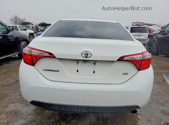 2T1BURHE1GC631972 2016 TOYOTA COROLLA White Вид ззаду