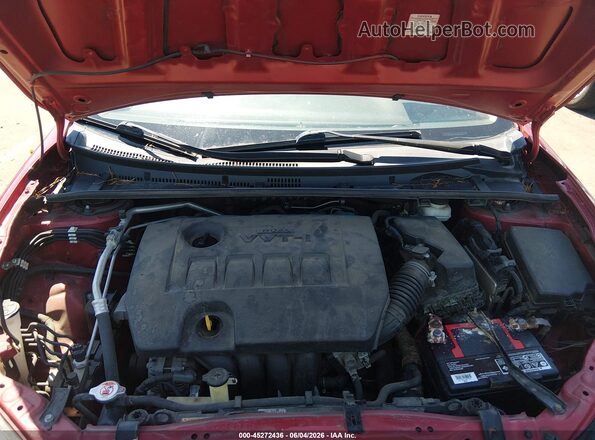 2T1BURHE1GC637593 2016 TOYOTA COROLLA Red Հետևի տեսք