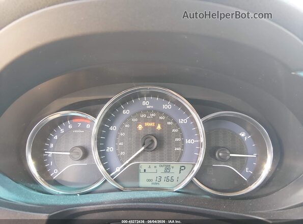 2T1BURHE1GC637593 2016 TOYOTA COROLLA Red Հետևի նստատեղերի տեսք