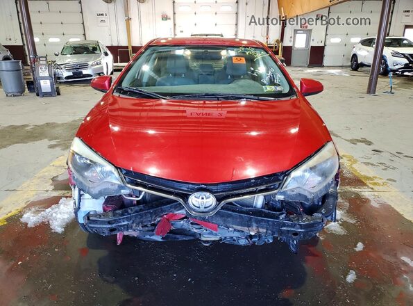2T1BURHE1GC647783 2016 TOYOTA COROLLA Red 