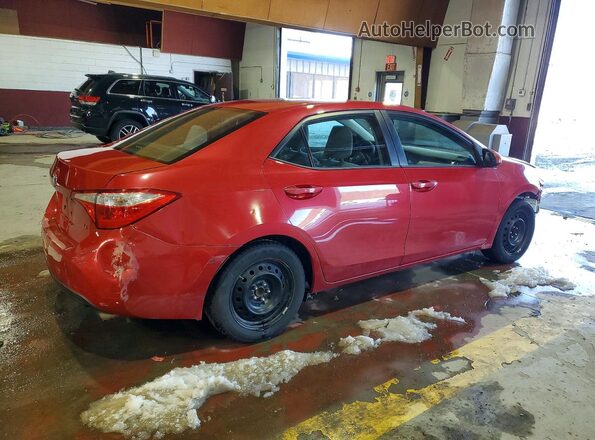 2T1BURHE1GC647783 2016 TOYOTA COROLLA Red 