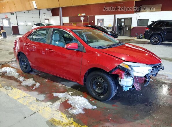 2T1BURHE1GC647783 2016 TOYOTA COROLLA Red 
