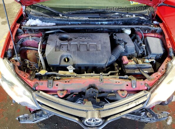 2T1BURHE1GC647783 2016 TOYOTA COROLLA Red 
