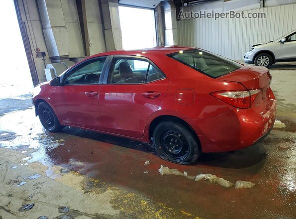 2T1BURHE1GC647783 2016 TOYOTA COROLLA Red 