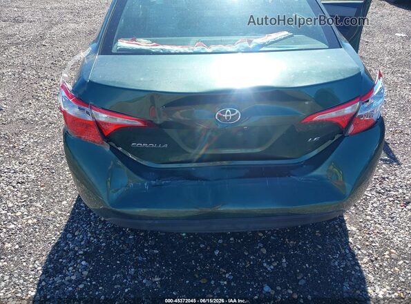2T1BURHE1GC650229 2016 TOYOTA COROLLA Green Vista frontal