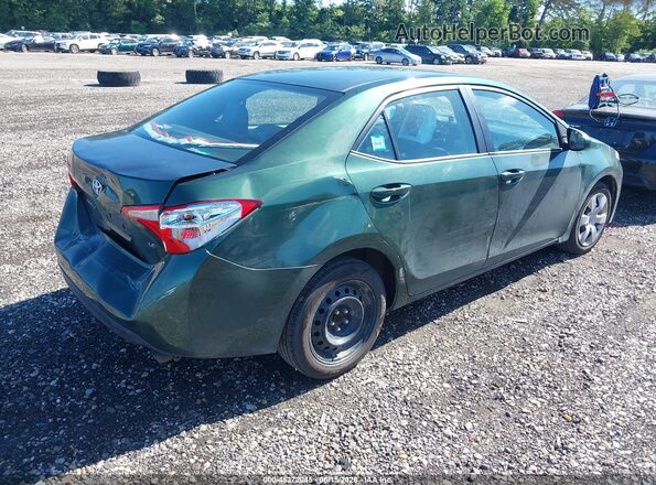 2T1BURHE1GC650229 2016 TOYOTA COROLLA Green Trasero derecho