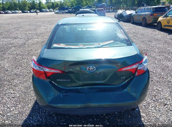 2T1BURHE1GC650229 2016 TOYOTA COROLLA Green 