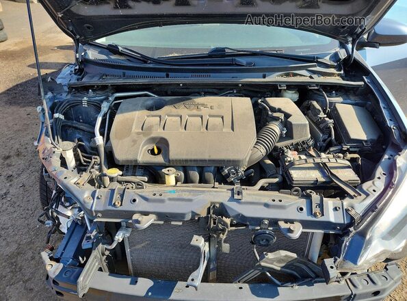 2T1BURHE1GC677138 2016 TOYOTA COROLLA Blue Rear interior view