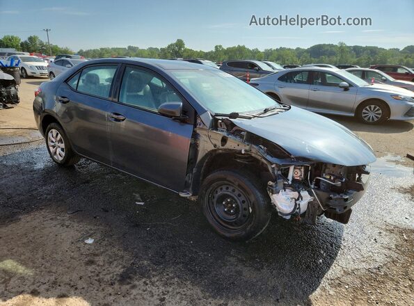 2T1BURHE1GC677138 2016 TOYOTA COROLLA Blue Front right