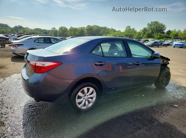 2T1BURHE1GC677138 2016 TOYOTA COROLLA Blue Rear right