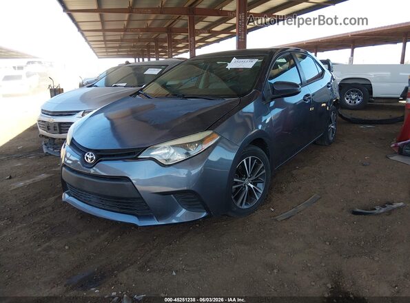 2T1BURHE1GC684428 2016 TOYOTA COROLLA Gray Front left