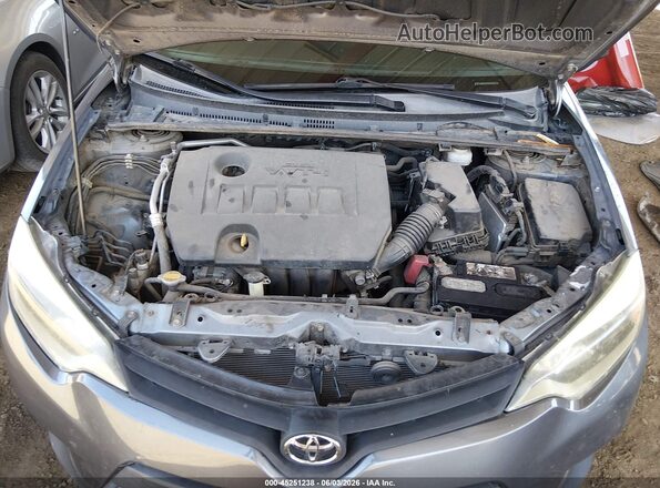 2T1BURHE1GC684428 2016 TOYOTA COROLLA Gray Rear view