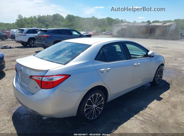 2T1BURHE1GC743039 2016 TOYOTA COROLLA Silver Rear right