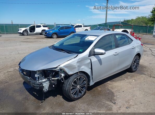 2T1BURHE1GC743039 2016 TOYOTA COROLLA Silver Front left
