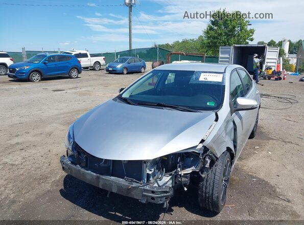 2T1BURHE1GC743039 2016 TOYOTA COROLLA Silver Front view