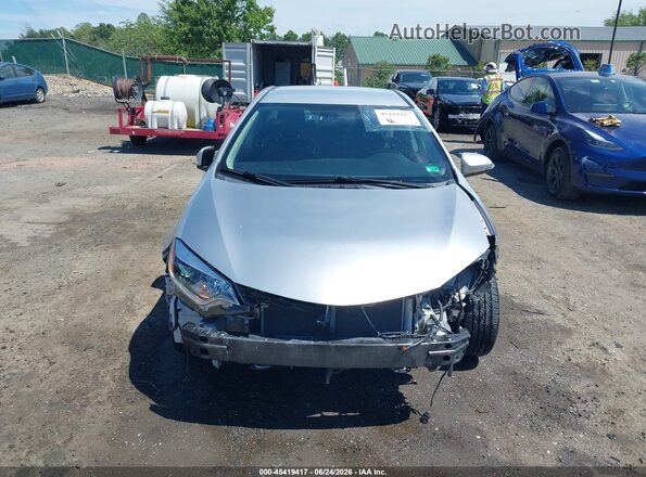 2T1BURHE1GC743039 2016 TOYOTA COROLLA Silver Rear interior view