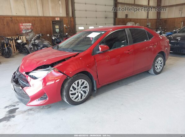 2T1BURHE1HC757296 2017 TOYOTA COROLLA Red Vista tres cuartos delantera izquierda