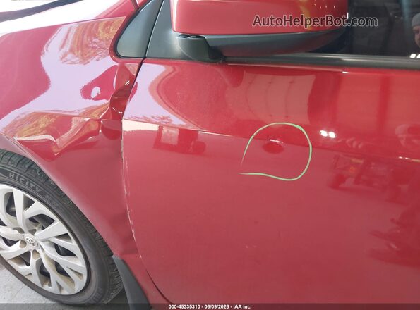 2T1BURHE1HC757296 2017 TOYOTA COROLLA Red 