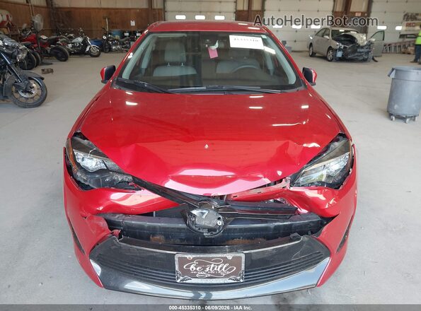 2T1BURHE1HC757296 2017 TOYOTA COROLLA Red Vista del cuadro de instrumentos