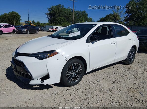 2T1BURHE1HC774082 2017 TOYOTA COROLLA White Առջևի ձախ երեք քառորդ տեսարան