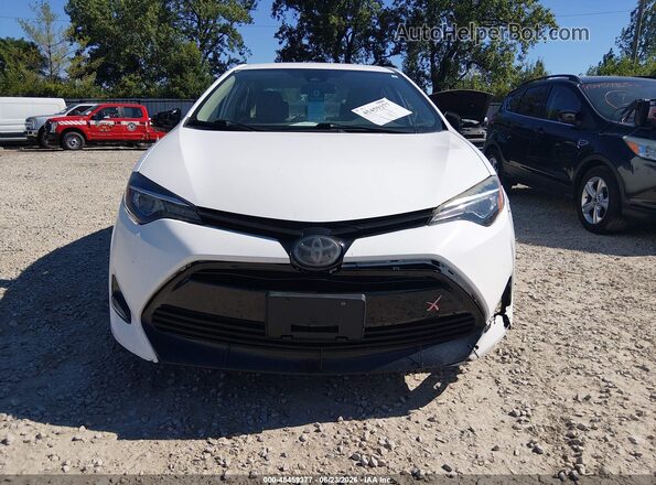 2T1BURHE1HC774082 2017 TOYOTA COROLLA White Սարքավորումների վահանակի տեսք