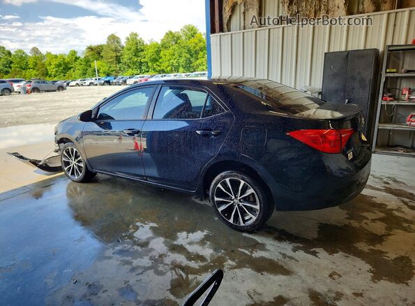 2T1BURHE1HC793568 2017 TOYOTA COROLLA Black Tył lewy