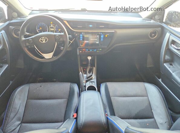 2T1BURHE1HC793568 2017 TOYOTA COROLLA Black Widok deski rozdzielczej