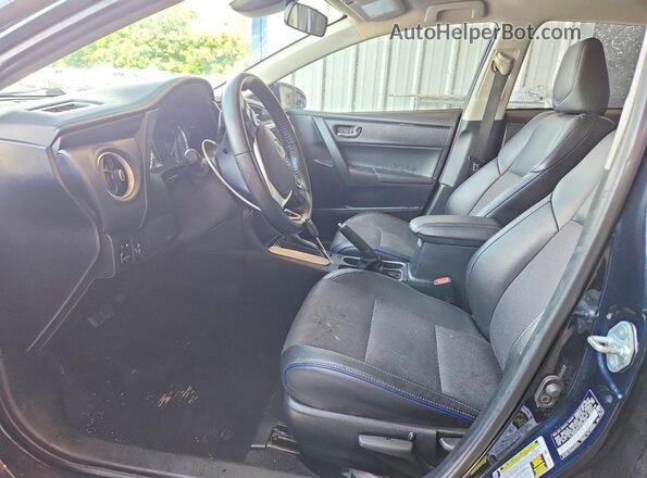 2T1BURHE1HC793568 2017 TOYOTA COROLLA Black Widok wnętrza z przodu