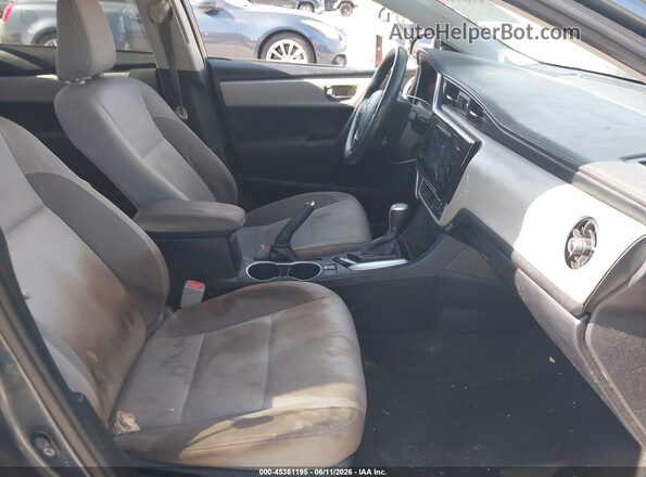 2T1BURHE1HC807808 2017 TOYOTA COROLLA Gray Widok wnętrza z przodu