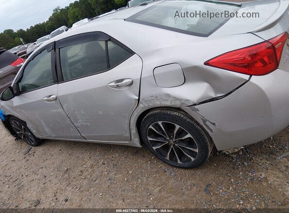 2T1BURHE1HC833650 2017 TOYOTA COROLLA Silver წინა ხედი
