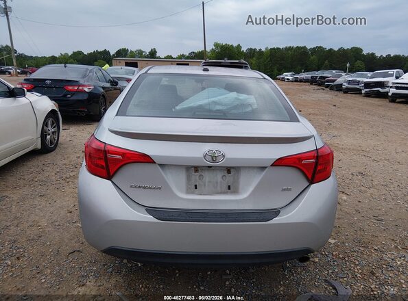 2T1BURHE1HC833650 2017 TOYOTA COROLLA Silver 