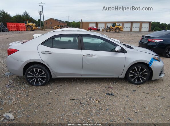 2T1BURHE1HC833650 2017 TOYOTA COROLLA Silver უკანა სალონის ხედი