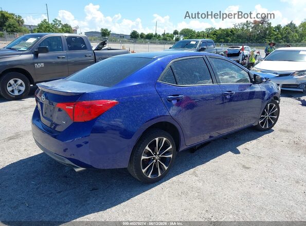 2T1BURHE1HC837987 2017 TOYOTA COROLLA Blue Задня права чверть
