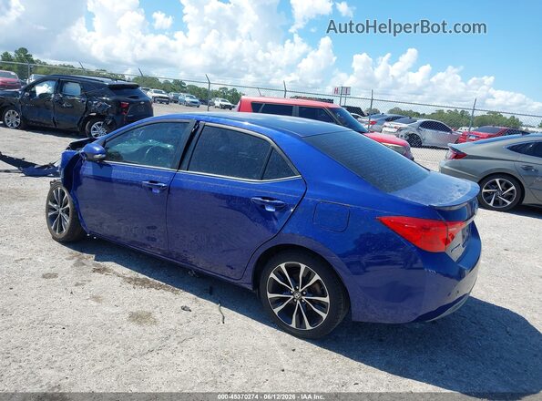 2T1BURHE1HC837987 2017 TOYOTA COROLLA Blue Задня ліва чверть