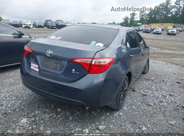 2T1BURHE1HC864087 2017 TOYOTA COROLLA Gray Trasero derecho