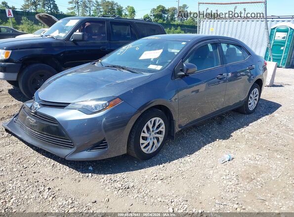 2T1BURHE1HC878247 2017 TOYOTA COROLLA Gray წინა მარცხენა ხედი სამი მეოთხედიდან