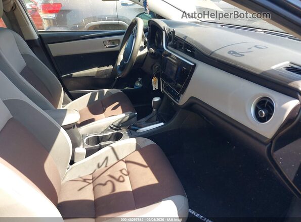 2T1BURHE1HC878247 2017 TOYOTA COROLLA Gray წინა სალონის ხედი