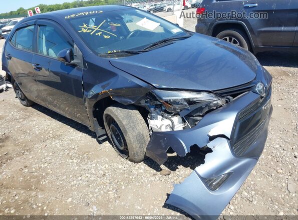 2T1BURHE1HC878247 2017 TOYOTA COROLLA Gray წინა ხედი