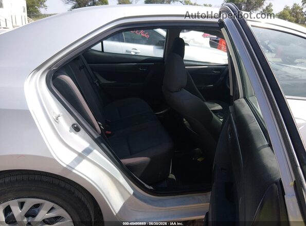 2T1BURHE1HC895159 2017 TOYOTA COROLLA Silver Vista de la etiqueta del VIN